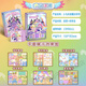 Shuoba Xiaoma Baoli Ruhiges Buch Magnetic Magic Academy Taschenspielzeug Neues Mädchen Aufkleber Kinderspielzeug Luxus und niedliche Biqi Landschaftsbautasche Tasche