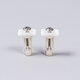 Accesorios de la cubierta del inodoro universal 1156 Marco del tornillo de fijación del tornillo del tornillo Base Placa del enchufa Perno rosa 1047 amortiguador de metal