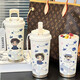 Conan Water Cup Thermos Straw Coffee Copa Simple INS Altantador de alto valor Portable 316 Acero inoxidable LB BXAB15780 Anime Girl/ No Pattern 520ml con Lanyard/