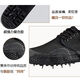 搏峰 BOVFN 3527解放鞋保安工作户外劳动透气防臭耐磨防滑低帮军训农田工地建筑鞋 经典黑色 36 标准鞋码正码正拍