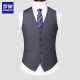 
Romon Suit Vest Men's Vest 2025 Spring and Summer New Fashionable Formal Business Casual Suit Horse Clip Men Blue XL Recommended [121-140Jin [Jin equals 0.5 kg]]