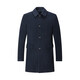 Seven Wolf Woolen Coat Men's Coat Fall and Winter Fashion Casual Lapels Clean Color Woolen Soft Warm Comfort Men's Clothing