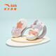 ANTA children's sandals for boys and girls, beach shoes for boys and girls, summer toe-caps, breathable, lightweight, soft-soled baby starfish toddler shoes, female, clear water pink/light rainbow pink-3 23