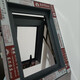 
XMSJ aluminum alloy window upper casement window bathroom bathroom height 695X width 720 cm single glass