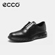 ECCO casual leather shoes 25 years business lace-up formal men's shoes hybrid waterproof 720 524784 black 52478401001 40