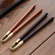 Yipin Workshop Copper Wood Bamboo Clamp Tea Clamp Ebony Rosewood Kung Fu Tea Set Accessories Household Tea Cup Clamp Tweezer Cup Washing Tool Rosewood Copper Head Wooden Clamp