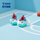Chaussures de basket-ball pour enfants Jordan Chaussures de sport d'été pour enfants Boys Velcro Chaussures pour enfants Qimeng Blue / Fantasy Purple 32