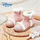 Disney children's shoes, Chinese style girls' Hanfu shoes, sweet winter plus velvet short boots, retro cotton boots DP22160 pink 31