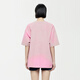 Camiseta de primavera y verano de tela Jnby/Jiangnan para mujeres Nuevos chinos cartoon dragón cuello redondo manga corta 14112560 690/polvo mixto l