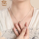 Chinese jewelry birthday gift for girlfriend Hetian jade silver necklace women's pendant for girlfriend and wife's birthday