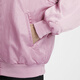 耐克（NIKE）官方女子OVERSIZE风梭织夹克棉服外套叠搭HJ0972 699元素粉/元素粉 XS