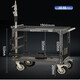 Wen Yijia multifunctional director's car photography equipment storage car crew trolley shed filming car camera car set surveillance double-layer length 1000 width 600 height 910 dark gray