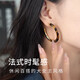 AGATHA/Aijiasha French tortoise shell earrings for women, birthday gifts for girlfriends and best friends, high-end earrings