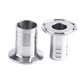 Lingjian 304 stainless steel sanitary grade quick-fit leather pipe joint clamp type quick-connect hose pagoda head chuck faucet 32 chuck 50.5 height 60mm