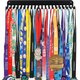 Zuozhixun marathon medal rack display rack medal honor hanging rack wall-mounted punch-free metal medal tie hook rack marathon medal hook/20 hooks