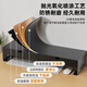 Zhuobo monitor elevated rack with drawer computer stand computer desktop storage rack storage rack CJ08 black metal 50cm