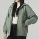 
Adidas jacket women's spring new hooded jacket fashionable comfortable warm knitted sports casual jacket cardigan IK9894 S