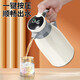 Insulated kettle household large capacity insulated kettle hot water kettle thermos water bottle dormitory thermos tea bottle cup thermos off-white 1.9L digital display model