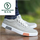 Woodpecker Old Pékin Chaussures en tissu pour hommes en automne chaussures de toile respirante usure et polyvalente semelle douce et confortable Chaussures à tendance décontractée pour hommes 6636 Gray 39 245