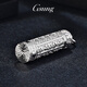 GsunG platinum pendant for men, Shurangama Mantra PT950 pendant, atmospheric Sanskrit platinum pendant for men and women, three-dimensional cylindrical pendant, priced by gram, please contact customer service before bidding for gold price