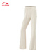 Pantalones de microflares de Li Ning para mujeres 2025 Summer NUEVA FITOS FITNES