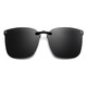 Gm polarized clip-on sunglasses, women's clip-on myopia sunglasses, men's special glasses for driving and fishing, can be turned up C style polarized night vision film - can be turned up