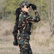 3066 new spring and autumn camouflage suit outdoor construction site dirt-resistant and wear-resistant construction site auto repair labor protection work clothes upgraded special combat camouflage suit top + pants 160 yards (recommended 80-100 Jin Jin equals 0.5 kg)
