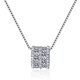 Guanpuge Fat Donglai same style pt950 platinum small waist necklace platinum moissanite men and women full diamond pendant clavicle chain light D color moissanite necklace gift box packaging