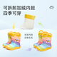 
Telanis children's rain boots boys rain boots soft sole non-slip step water shoes girls children's water boots yellow/color 23 sizes