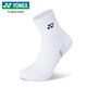 YONEX Yonex chaussettes de badminton absorbant la sueur respirant épaissi mi-tube couple chaussettes hommes 145105BCR blanc 2 paires