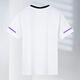 
2025 new spring badminton uniform men and women short-sleeved competition suit quick-drying breathable sports competition training suit 7028 white men's top L