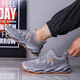 2025 new casual shoes men's breathable thin shoes men's trendy mesh shoes sports shoes running shoes blade shoes black and blue 40