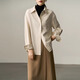 Lady Bird off-white layered shirt women's autumn and winter high-end interview commuter top professional suit with shirt