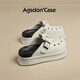 
Aogu Shiden thick-soled hole shoes for women 2025 spring and summer new style wear soft sole comfortable beach slippers simple toe tow LDN6210 simple white 37-38