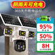 
Anti-tech 4g solar camera room outdoor lifelong traffic without electricity without connection with wifi without mobile phone remote monitor for home use 360 ​​degree panoramic view without blind spots with night vision tracking