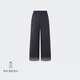 adidas work style loose sports pants umbrella pants men and women adidas official Clover black M