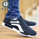 
Woodpecker Old Beijing cloth shoes men's shoes breathable canvas shoes 2025 summer new men's casual shoes low top odorproof mesh shoes men black 6167 mesh breathable 39