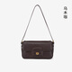 拉菲斯汀金币包新款秋冬包包棕色通勤女包斜挎包腋下包 咖