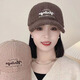 Yu Zhaolin Lamb Plush Baseball Cap Women's Autumn and Winter New Fashion Versatile Warm Furry Peaked Cap Cute Sun Hat Khaki M (54-58c) Adjustable
