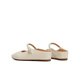 Tianmeiyi Mules Schuhe mit hoherhängender Frauen Sandalen Einkaufszentrum Gleicher französischer Bag-Toe-Halbschuhe 2025 Sommer BK841BH5 Beige empfohlen, eine größere Größe 34 zu nehmen 34