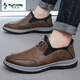 Zapatos de protección para el trabajo de los hombres del chef de carpintero Zapatos de trabajo para hombres Zapatos impermeables al agua Aceite resistente al desgaste zapatos de cuero informal de cuero casual Cocina para hombres 6627 Negro [Promoción de nuevos productos]-Tres años 39