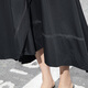 Sichuan Shelter 2025 Frühlings- und Sommer-Kurzarmdelikte-Kleid von Frauen mit kurzer Ärmeln unregelmäßiger langer Rockgurtkleid