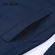 Lucadilong [100% Merinowolle aus Italien importiert] Leichte Luxus-High-End-Herren-Business Executive Jacket Coat Royal Blue M (48)