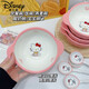 迪士尼（Disney）HelloKitty凯蒂猫双耳碗釉下彩陶瓷餐具套餐可爱饭碗儿童宿舍学生 【KT猫】双耳碗+勺子