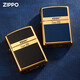 Zippo leichter Emaille Business Men Custom Geschenk für Freund Limited Geschenkbox Kerosin Windproof Emaille Markenzeichen Herkunft - Schwarz - eigenständige Version Dy9902t