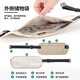Bolsa de cintura ajustada de Yingni Bolsa antirrobo de viaje al extranjero 2024 Nuevos deportes europeos de pasaporte invisible Passport Bag antirft-theft se puede colocar 7.5 pulgadas-caqui [antirrobo invisible de ajuste cercano]