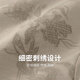 与狼共舞【花卉刺绣】圆领短袖T恤男士2025夏季新款休闲百搭青年上衣6059 卡其701 L (175)