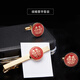 Lie Shang Herren Silber Simple Krawatte Clip Cufflink Set Herren -Krawatten Clip Geburtstag Geschenkbox mit 24 Karat Gold reines handgefertigt
