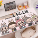 Labubu Peripheraler Maus-Pad übergroße Labbu-Schreibtisch-Pad süße Cartoon Girl Office Computer Keyboard Pad QE-2629 Kommen Sie auf, Arbeiter Nr. 4mm x 800x300mm