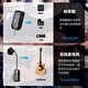 Senmatian Q08 acoustic guitar wireless pickup violin viola Zhongruan cello horse head piano pickup playing and singing microphone performance microphone recording stage performance amplification guitar wireless microphone playing and singing dual microphone
